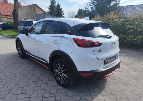 Mazda CX-3 cena 66900 przebieg: 169000, rok produkcji 2016 z Gołańcz małe 742